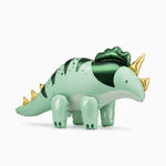 Green Foil Dino Triceratops Balloon