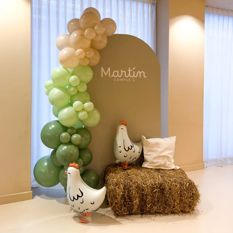 Balão Látex 12 cm Pastel Alecrim Verde