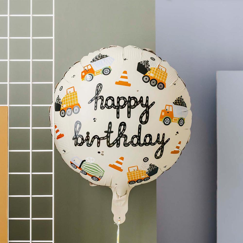 Globe "Happy Birthday" Folienkonstruktion