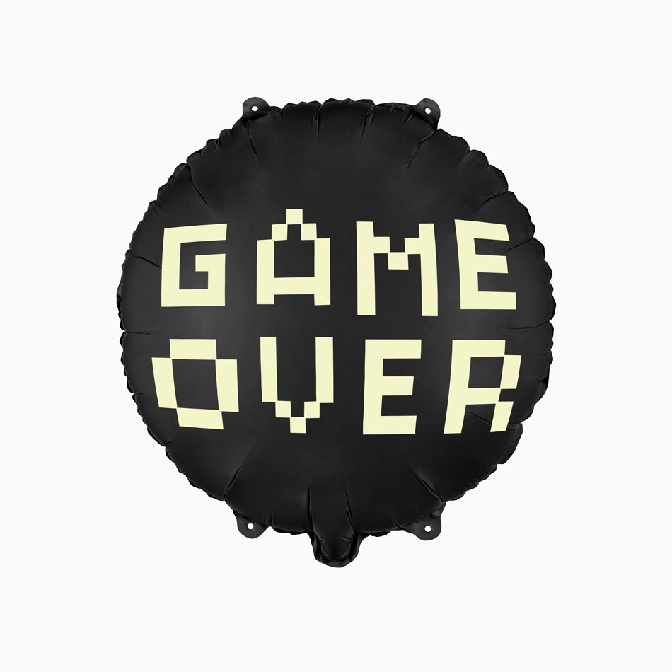 Globo de alumínio "Game Over" Gamer