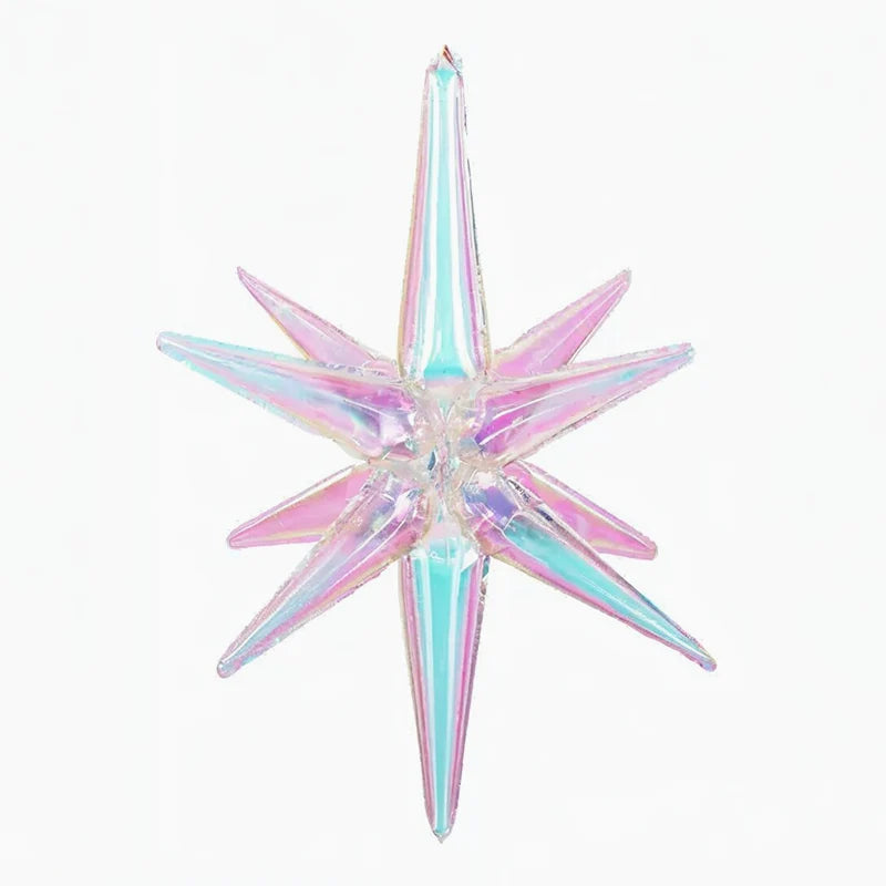 Palloncino Iridiscencent 3D Star Foil