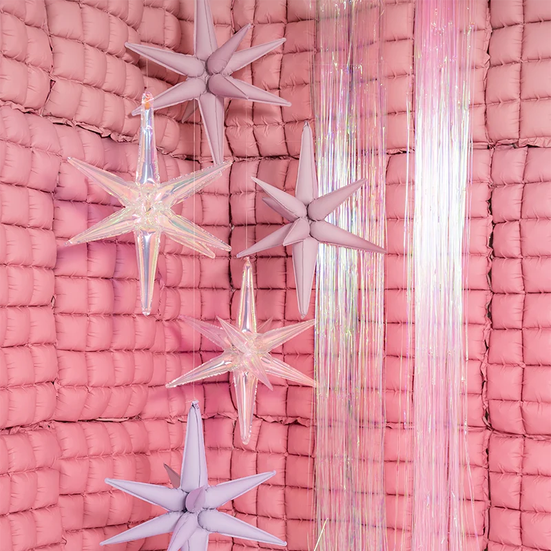 Palloncino Iridiscencent 3D Star Foil
