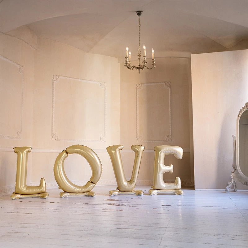 Globo Foil de Pie “LOVE” 300 x 97 cm Oro