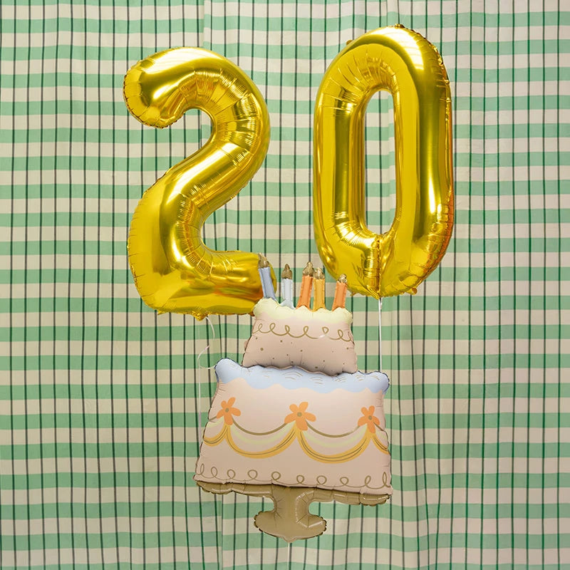 Inspiracion con Globo Foil 62 x 104 cm Tarta