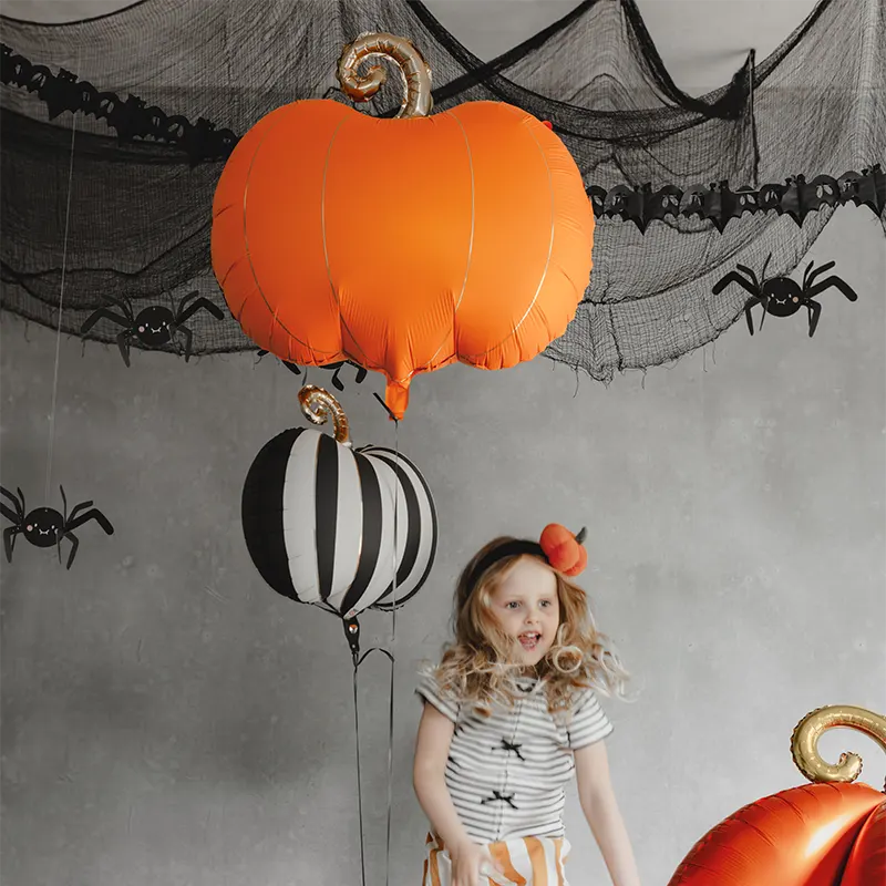 Globo Fail Pumplaza 39 x 38 cm Halloween Black Stripes