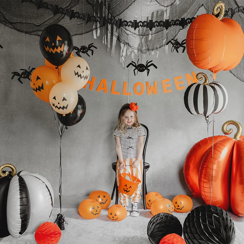 Globe di pompaggio del foglio 62 x 59 cm Halloween Orange