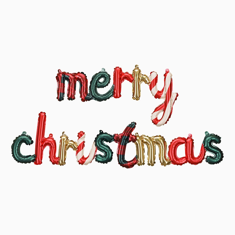Guirnalda Globo Foil 143 x 25 cm Merry Christmas