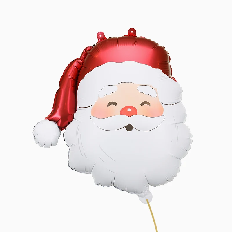 Globo Foil 42 x 43.5 cm Cabeza Papá Noel