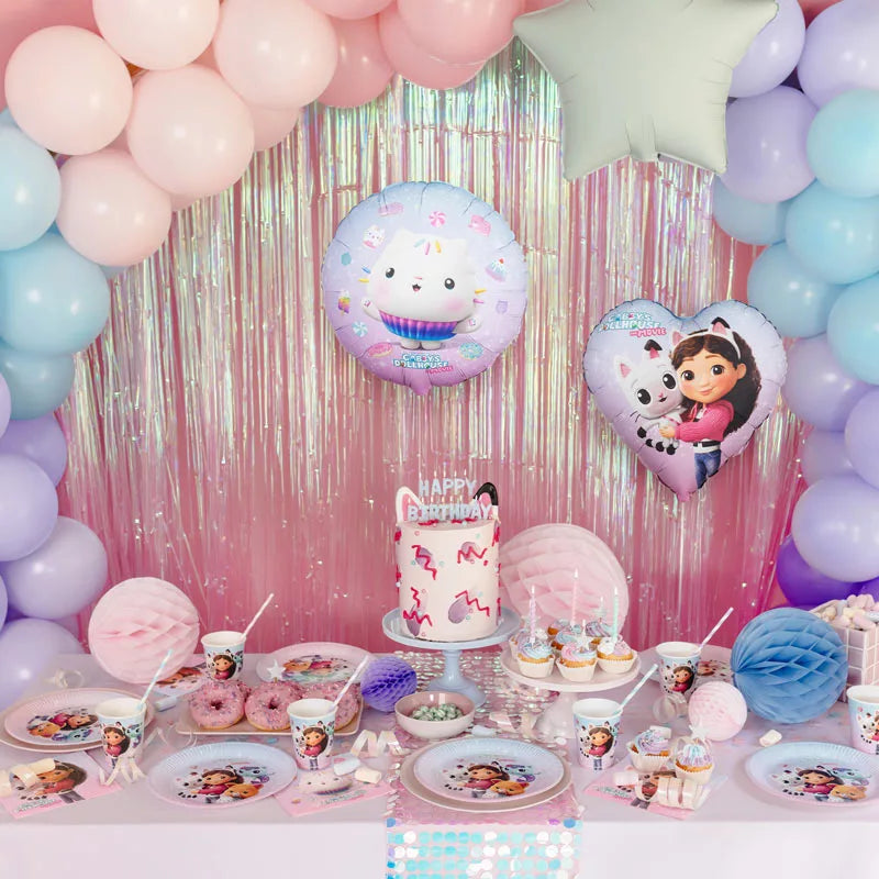 Globo Foil Corazón 35 cm La Casa de Muñecas de Gabby