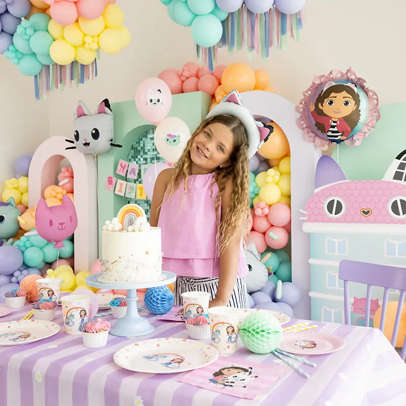 Globo Foil Redondo Ø 52 cm La Casa de Muñecas de Gabby