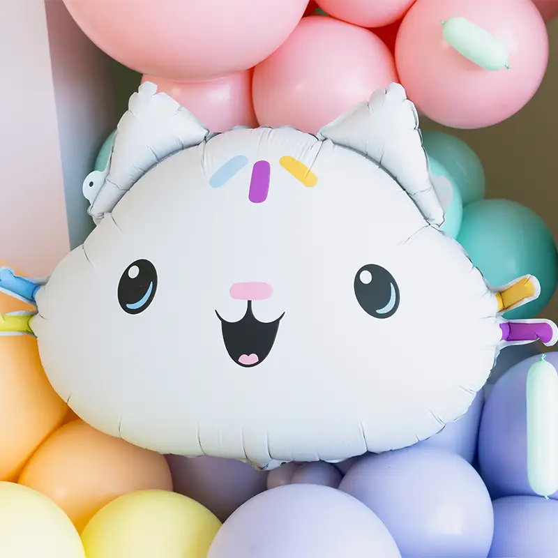 Globo Foil 67 x 43 cm Muffin - La Casa de Muñecas de Gabby