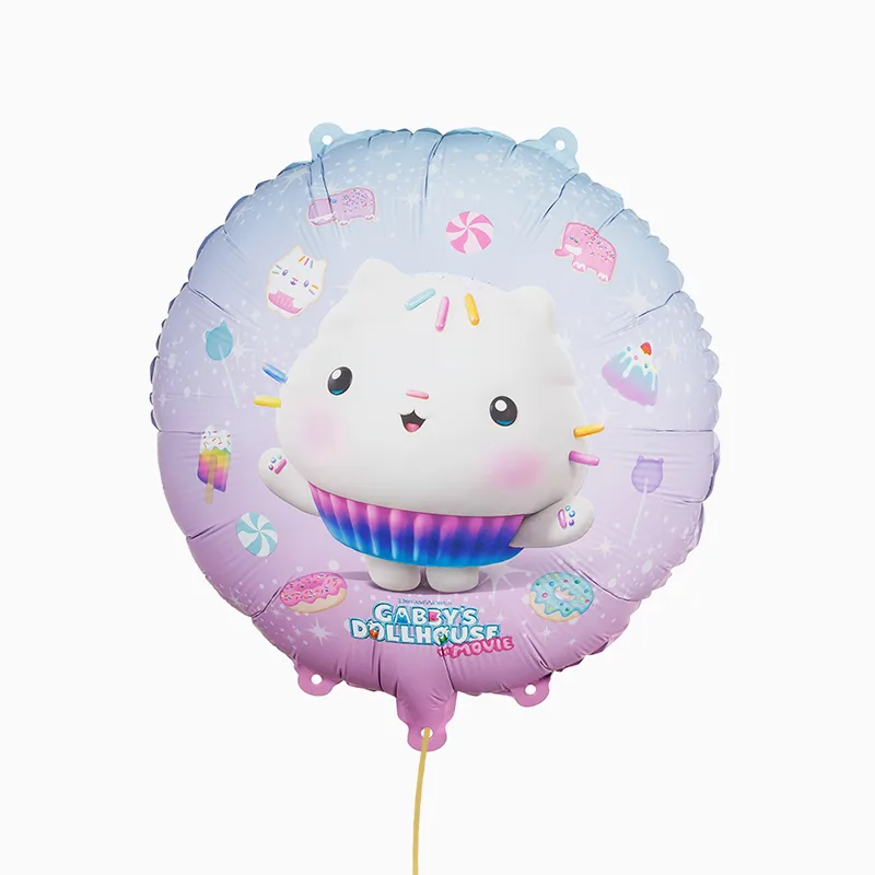 Globo Foil Redondo Ø 35 cm Muffin - La Casa de Muñecas de Gabby
