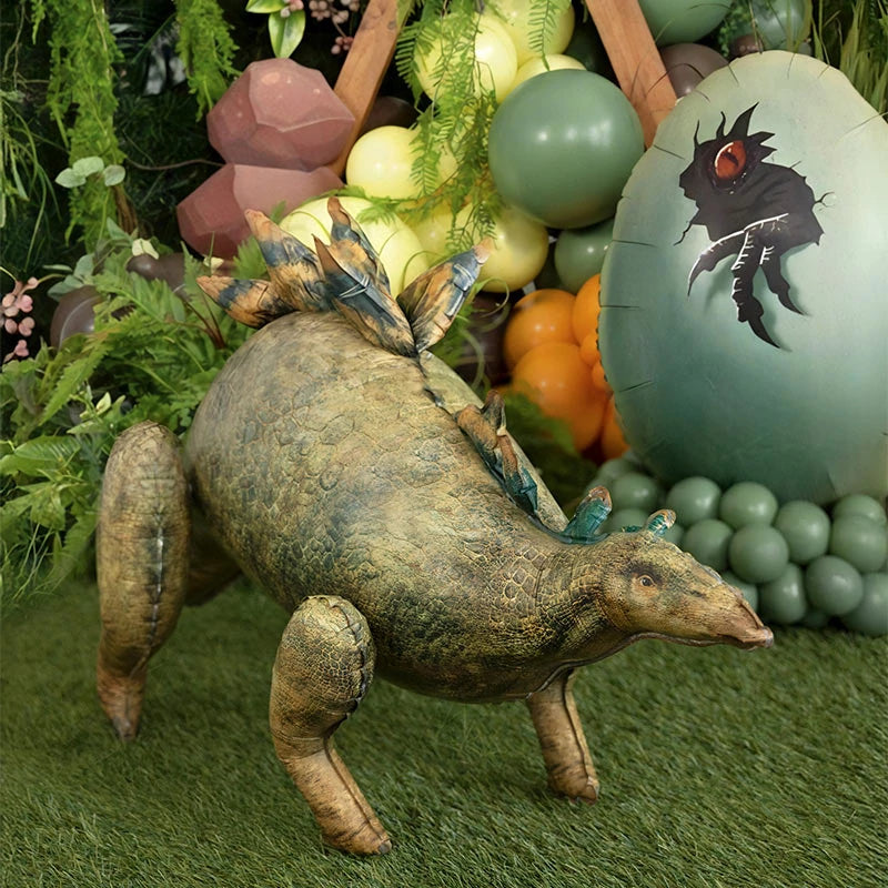 Inspiracion con Globo con Base Foil Estegosaurio 112 x 51 cm Jurassic World (Sin Helio)