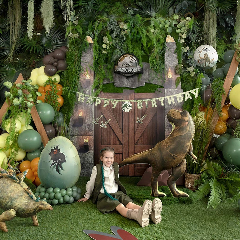 Globo Foil Pie Estegosaurio 112 x 51 cm Jurassic World (Sin Helio)