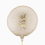 Palloncino Foil Rotondo Ø 35 cm 'Guarisci presto'