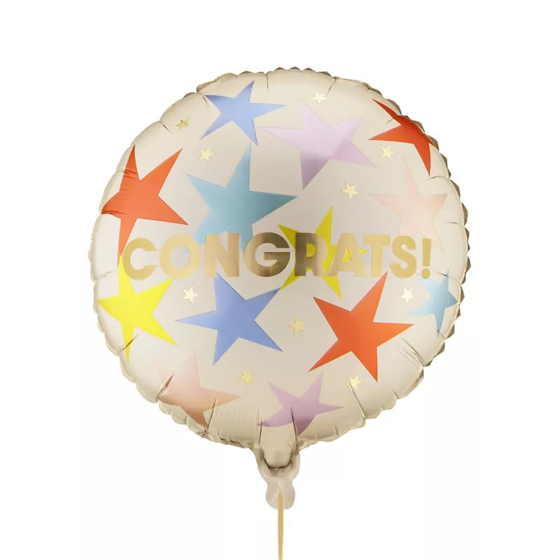 Globo Foil Redondo Ø 35 cm 'Congrats'