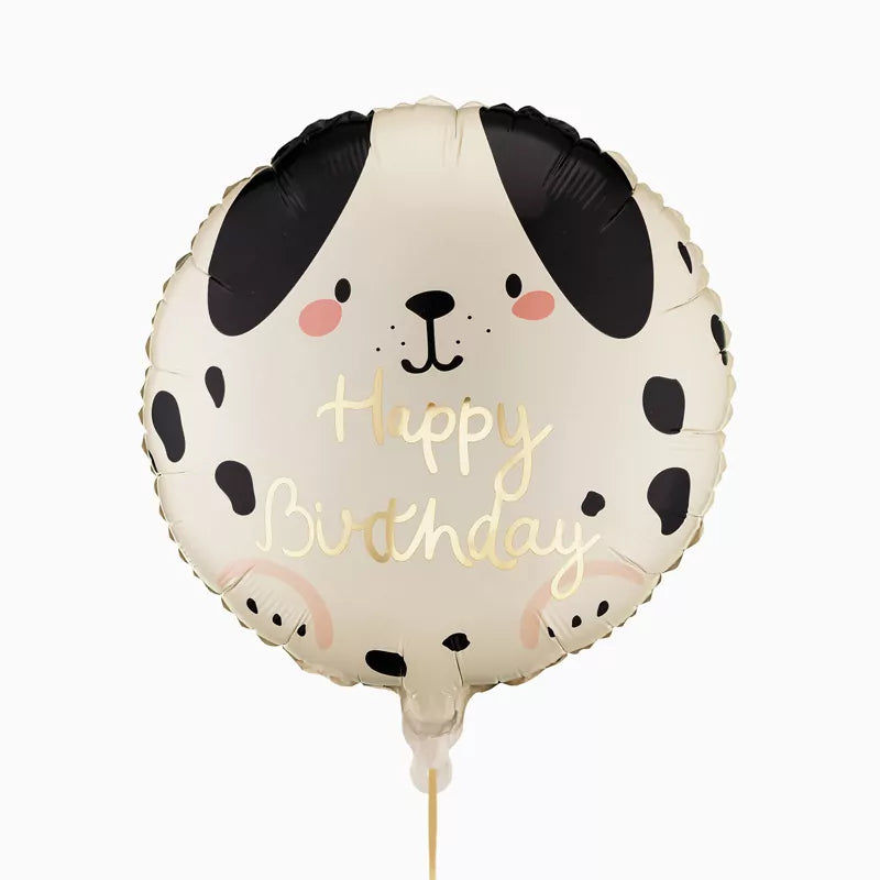 Globo Foil Redondo Ø 35 cm 'Happy Birthday' Perritos