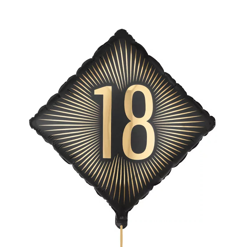 Globo Foil Rombo 46 x 46 cm Cumpleaños 18