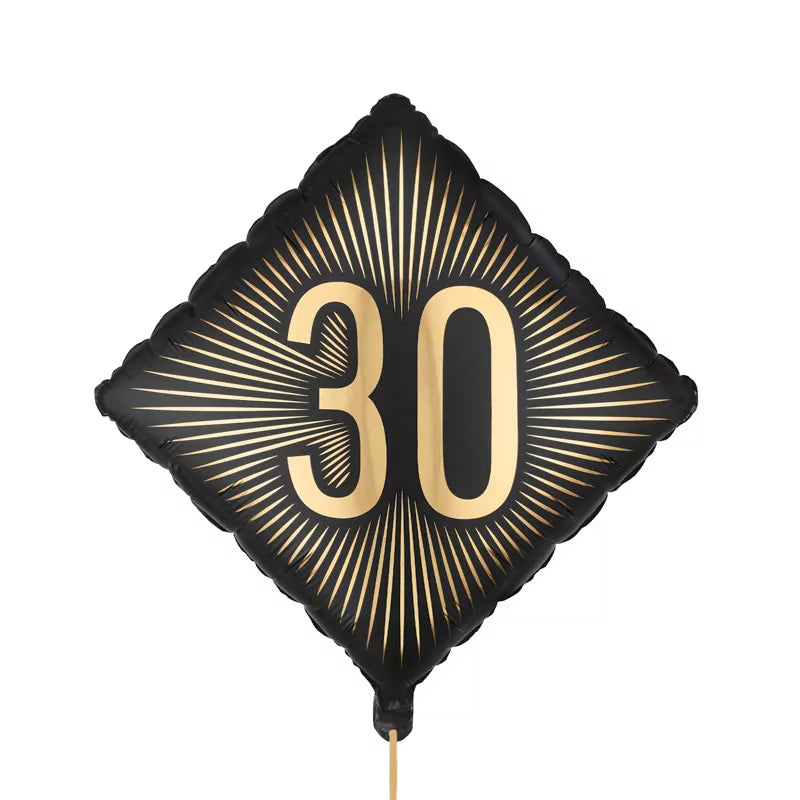 Globo Foil Rombo 46 x 46 cm Cumpleaños 30