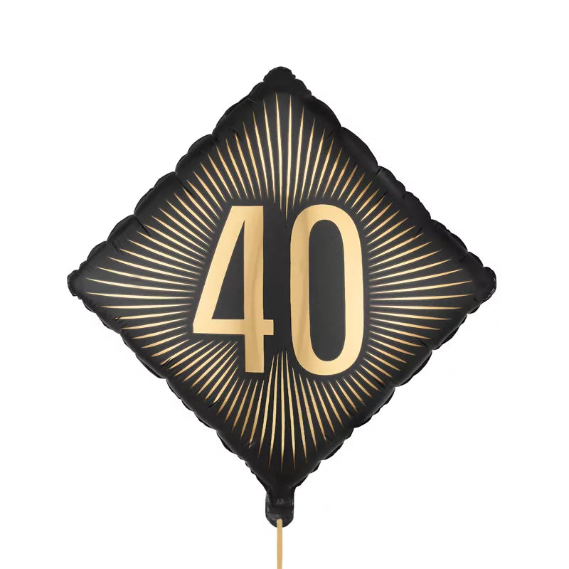 Globo Foil Rombo 46 x 46 cm Cumpleaños 40