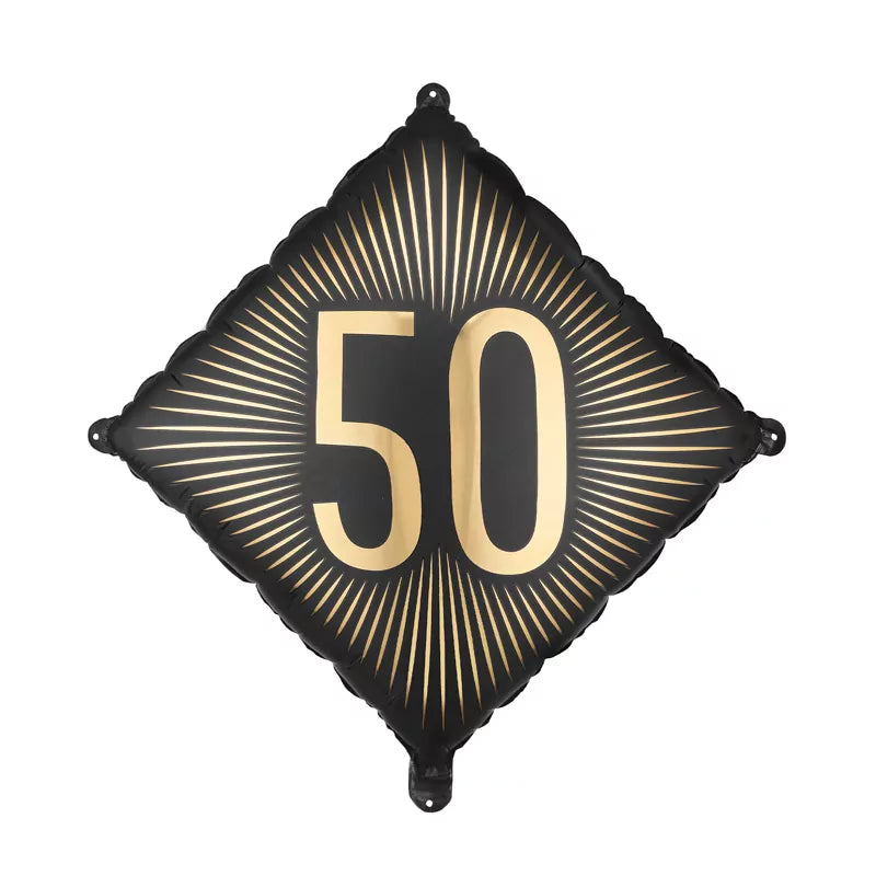 Globo Foil Rombo 46 x 46 cm Cumpleaños 50