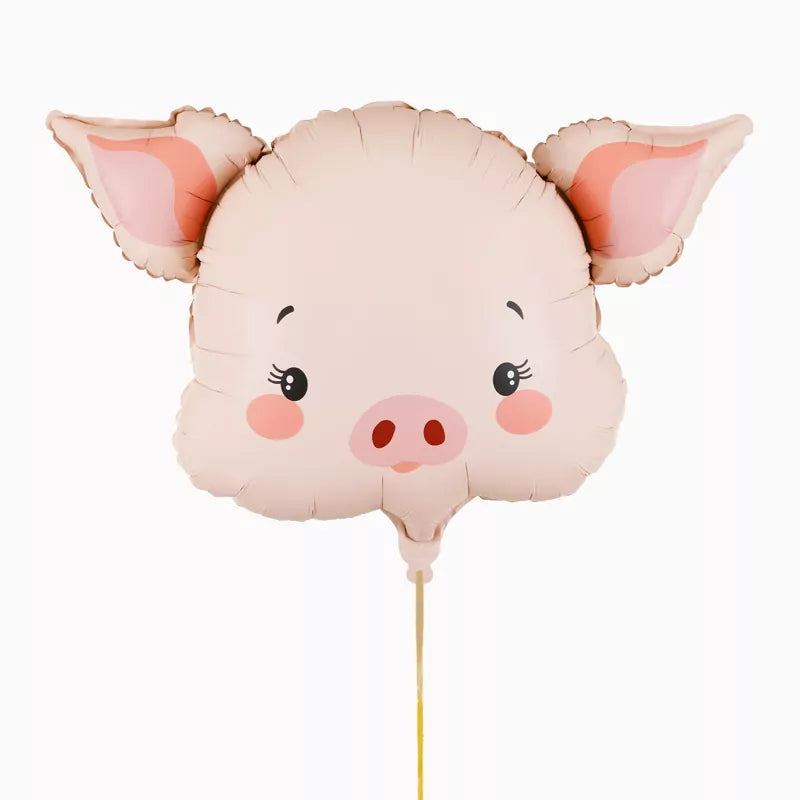 Globo Foil Cabeza Cerdo 61 x 36 cm