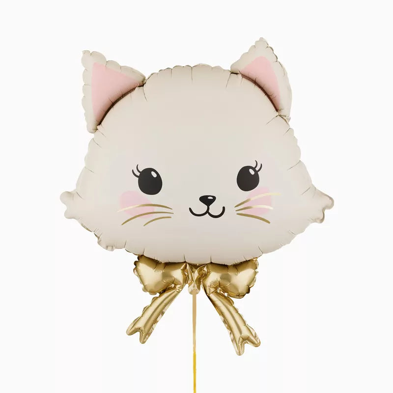 Globo Foil Cabeza Gatitos 50 x 60 cm