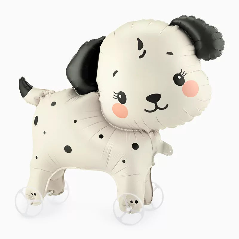 Globo Foil Pie Perrito 70 x 59 cm con Ruedas (Sin Helio)
