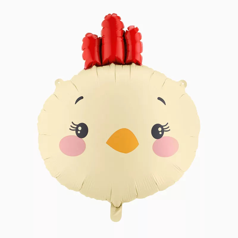 Inspiracion con Globo Foil Cabeza Gallina 51 x 59 cm