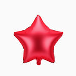 Globo Foil Estrella Mate Rojo