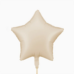 Globo Foil 48 cm Estrella Mate Crema