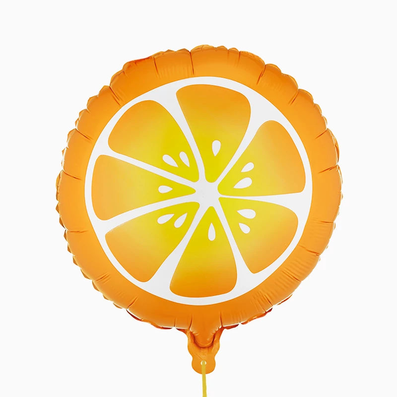 Globo Foil Redondo Ø 35 cm Naranja