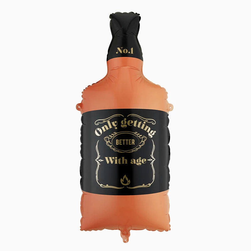 Globo Foil 34 x 86 cm Botella Whisky
