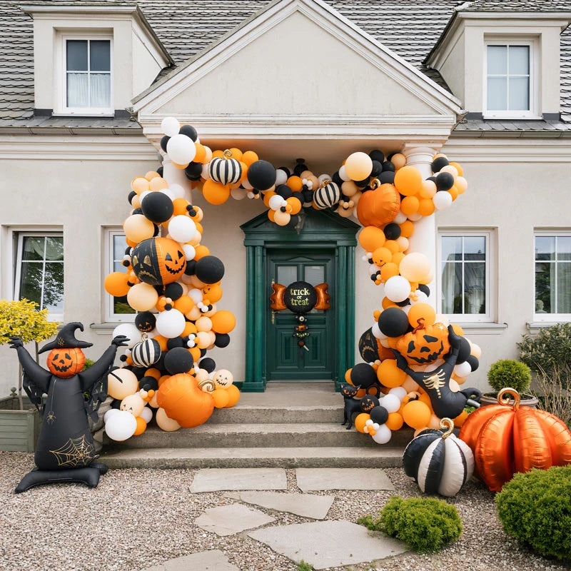 Luftballon mit XXL-Folienboden 111,5 x 152 cm Halloween Vogelscheuche (OHNE HELIO)