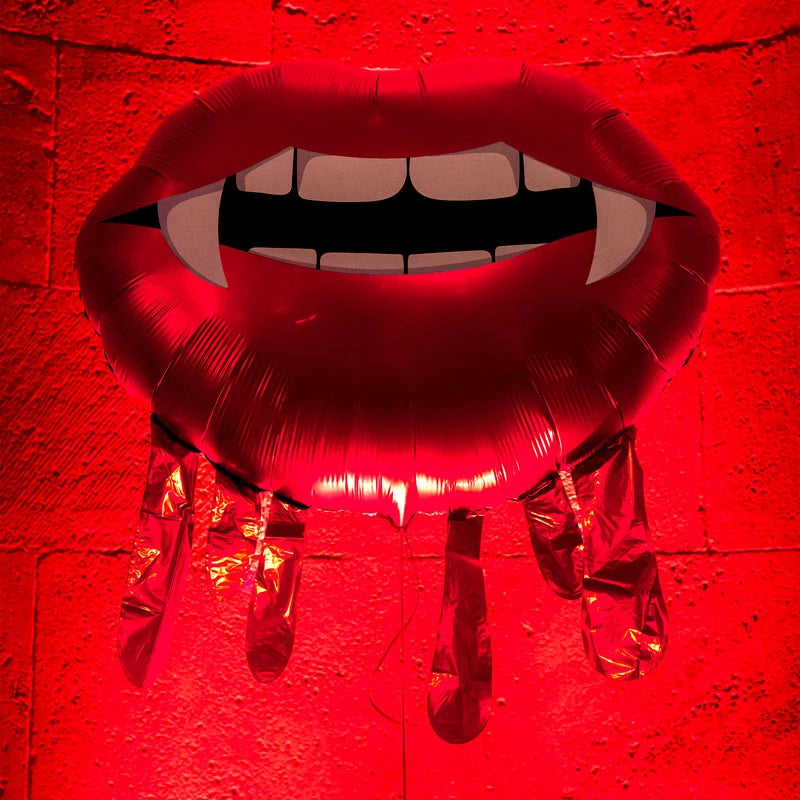 Vampire Mouth Foil Balloon 92 x 60 cm Halloween