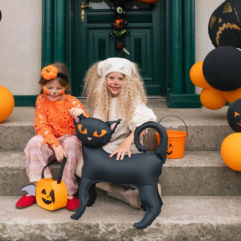 Globo Foil Gato Negro 45 x 48 cm Halloween (SIN HELIO)