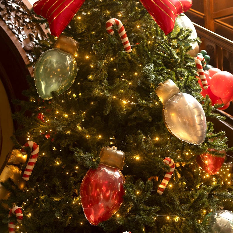 Foil Balloon Set 100 x 60 cm Christmas Lights (3 units)