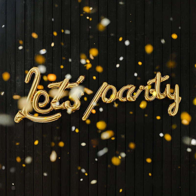 Folienballongirlande 230 x 80 cm Let's Party