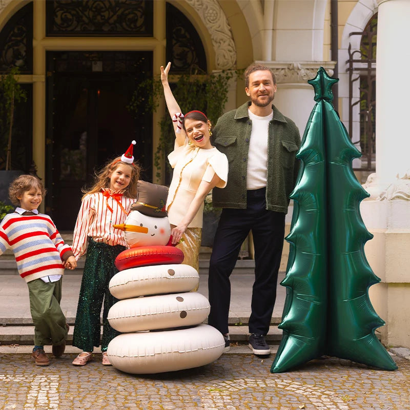 XXL Folienballon 77 x 184 cm Weihnachtsbaum (kein Helium)
