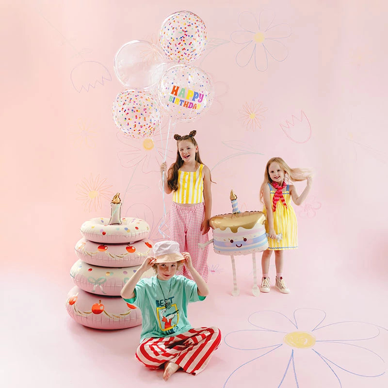 Globo con Base Foil 67 x 57 cm Tarta