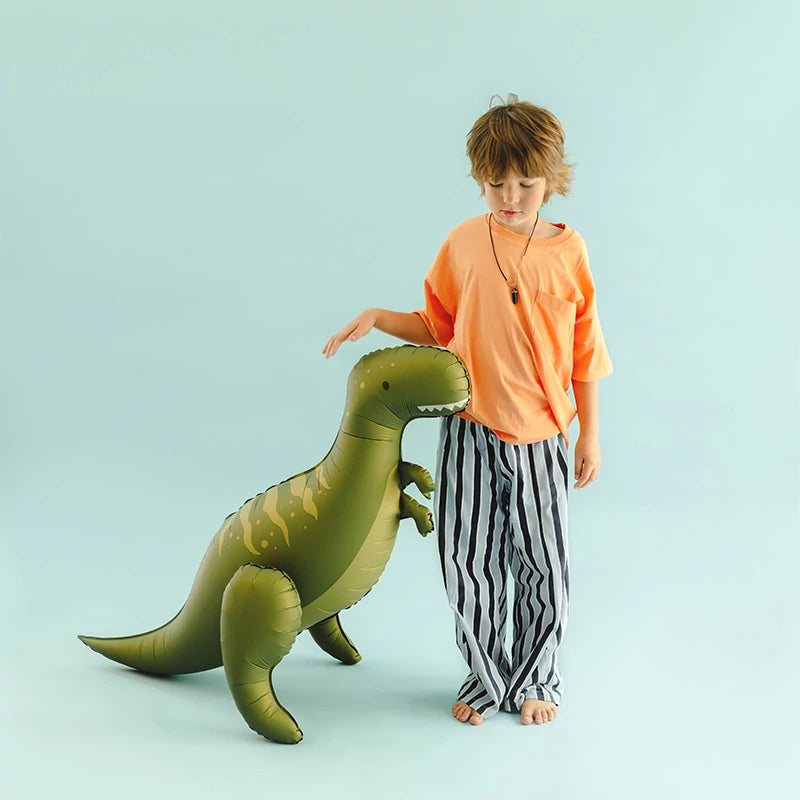 Globo con Base Foil XL 93 x 79 cm T-Rex (Sin Helio)