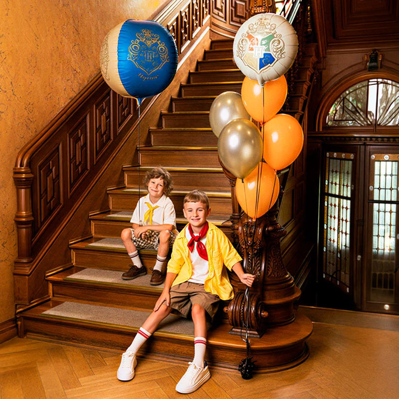 Inspiracion con Balão Foil Redondo Ø 35 cm Crista de Hogwarts Harry Potter