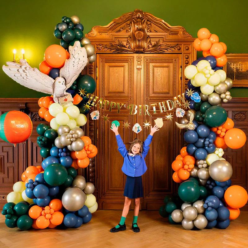 Inspiracion con Guirlanda de papelão 'Feliz Aniversário' de Harry Potter