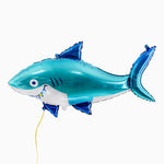 Balão de papel alumínio de tiburon 102 x 62 cm