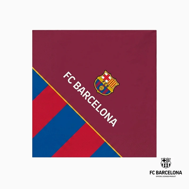 Servilleta Papel 33 x 33 cm FC Barcelona