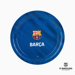 Plato Cartón Llano Ø 23 cm  FC Barcelona