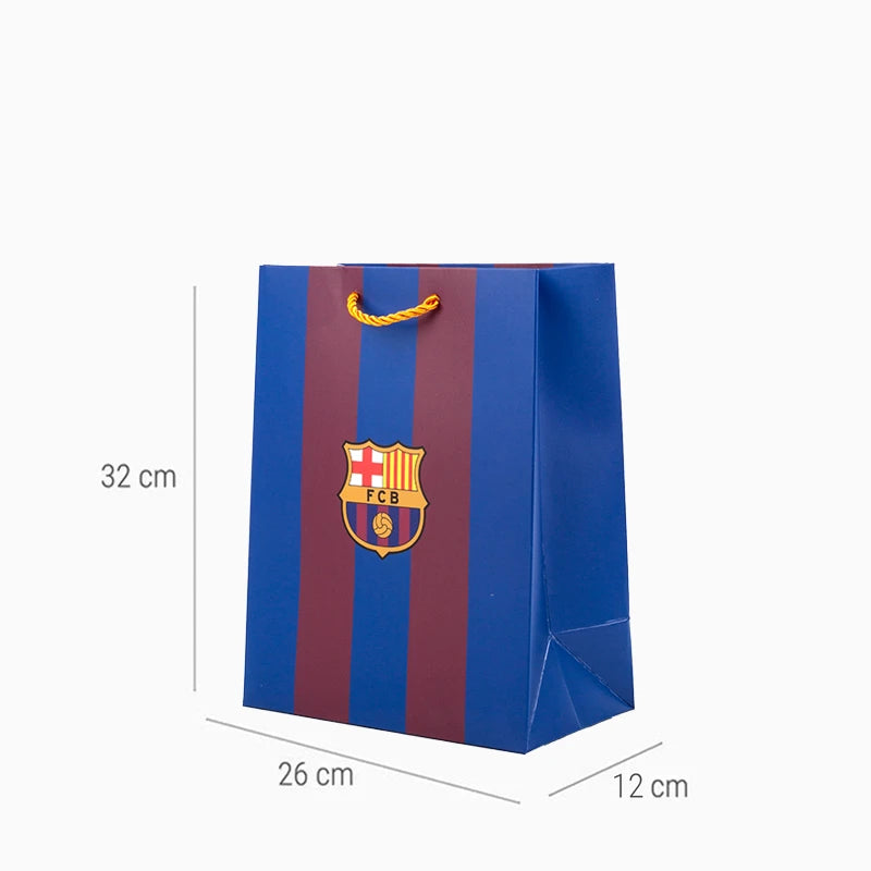 Bolsa Regalo Mediana Cartón 26 x 10 x 32 cm FC Barcelona