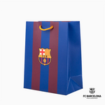 Bolsa Regalo Grande Cartón 30 x 10 x 40 cm FC Barcelona