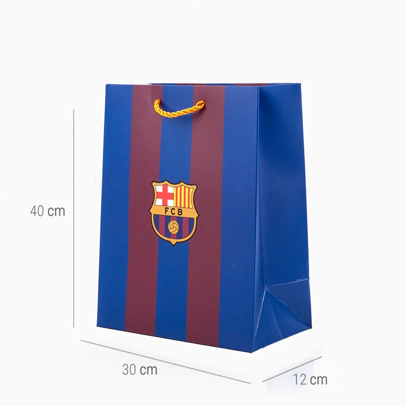 Bolsa Regalo Grande Cartón 30 x 10 x 40 cm FC Barcelona
