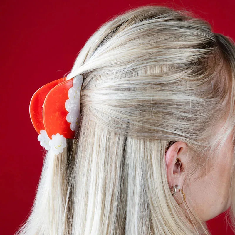 Pince à cheveux de Noël Chapeau de Père Noël
